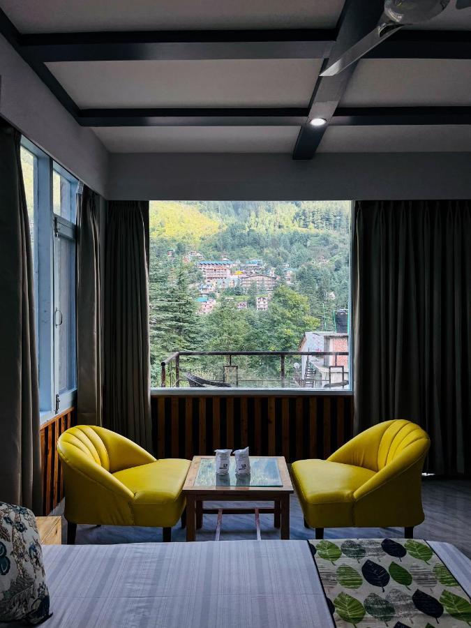 Apple Flower With Balcony And Mountain View Manāli エクステリア 写真
